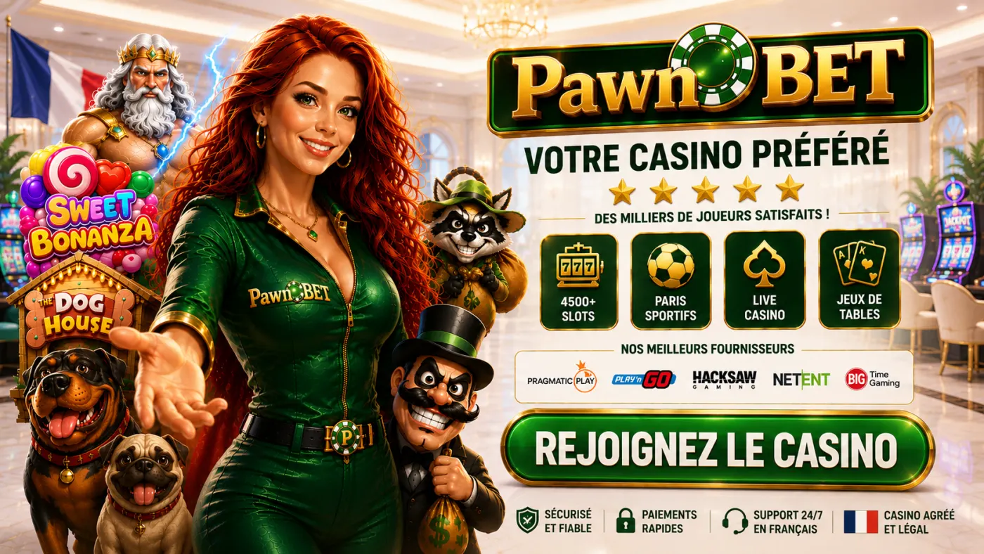 PawnBet Casino — inscrivez-vous et réclamez votre bonus de bienvenue